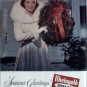 1953 Rheingold Beer Christmas ad featuring Miss Rheingold Mary Austin