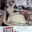 1956 Rheingold Beer ad featuring Miss Rheingold Hillie Merritt