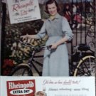 1956 Rheingold Beer ad featuring Miss Rheingold Hillie Merritt