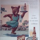 1945 Schlitz Beer Bear ad