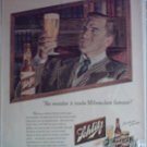 1947 Schlitz Beer ad #1