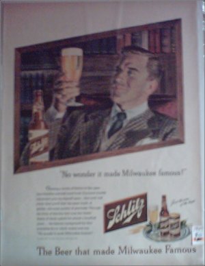 1947 Schlitz Beer ad #1