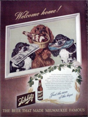 1947 Schlitz Beer ad #5
