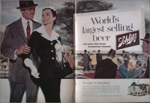 1956 Schlitz Beer ad #1