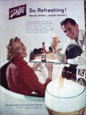 1956 Schlitz Beer ad #3
