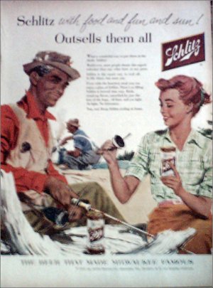 1956 Schlitz Beer ad #4