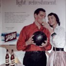 1957 Schlitz Beer ad #1