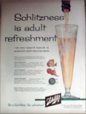 1957 Schlitz Beer ad #2