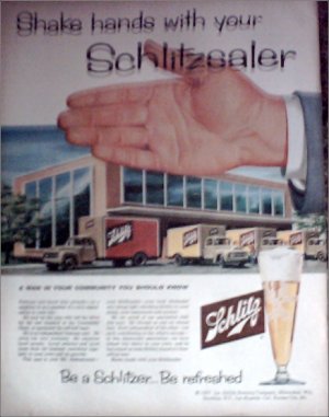 1957 Schlitz Beer ad #3
