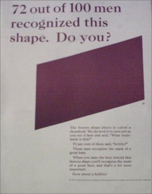 1961 Schlitz Beer ad #7