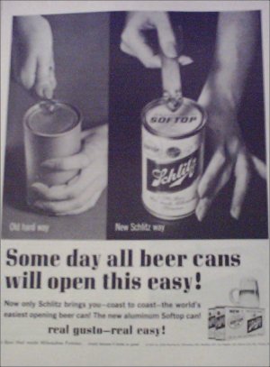 1962 Schlitz Beer Soft Top ad