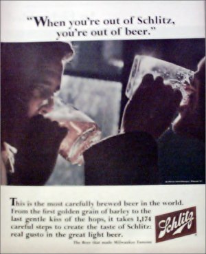 1966 Schlitz Beer ad #2