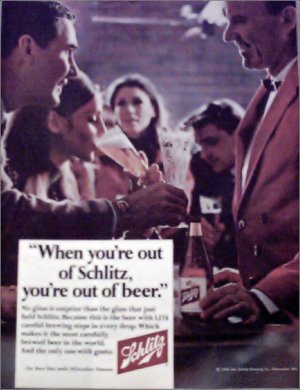 1966 Schlitz Beer ad #3