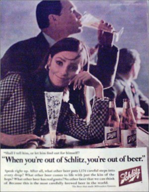 1966 Schlitz Beer ad #9