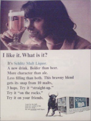 1965 Schlitz Malt Liquor ad #2