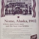 1965 Schlitz Beer Nome ad