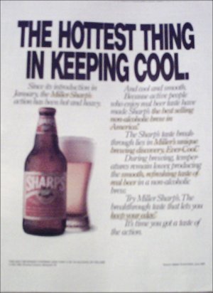 1990 Sharps Beer ad #5