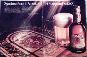 1986 Signature Beer ad #2