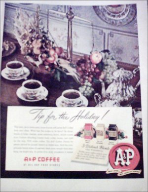 1949 A&P Coffee Christmas ad
