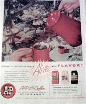 1956 A&P Coffee ad