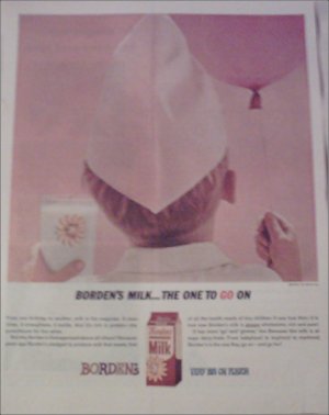 1962 Borden Milk ad