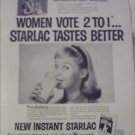 1955 Borden's Starlac Milk ad