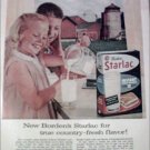 1961 Borden's Starlac Milk ad