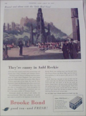 1955 Brooke Bond Tea ad from the UK