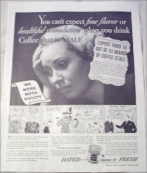 1934 Chase & Sanborn Coffee ad