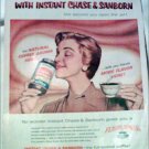 1958 Chase & Sanborn Coffee ad