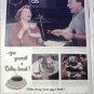 1953 Coffee-break ad featuring George Burns & Gracie Allen