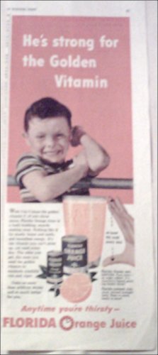 1954 Florida Orange Juice ad