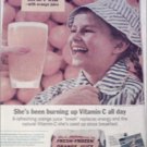 1962 Florida Orange Juice ad