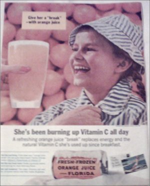 1962 Florida Orange Juice ad