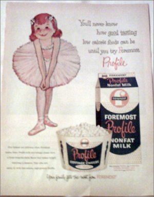 Foremost Profile Milk ad