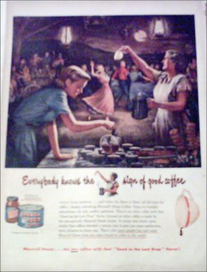 1950 Maxwell House Coffee ad #1