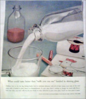 Milk ad for Glass Containers