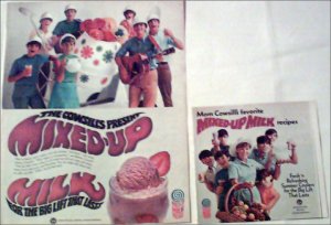 Milk ad featuring rock group The Cowsills