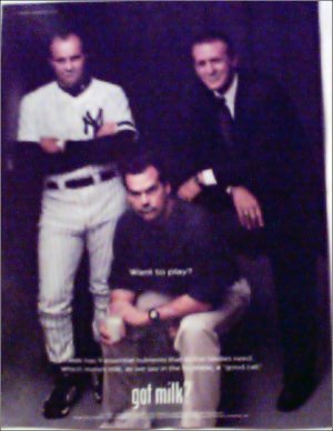 Got Milk ad featuring Joe Torre, Jeff Fisher & Pat Riley