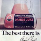 Minute Maid Orange Juice ad with Bing Crosby Autograph