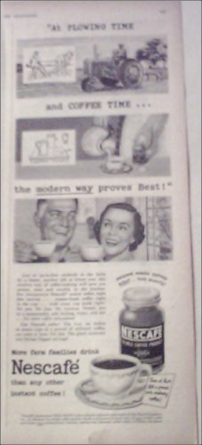 1951 Nescafe Coffee ad