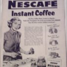 1952 Nescafe Coffee ad #1