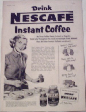 1952 Nescafe Coffee ad #1