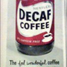 1958 Nestle's Decaf Coffee ad