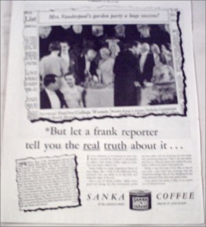 1935 Sanka Coffee ad