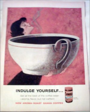 1960 Sanka Coffee ad #1