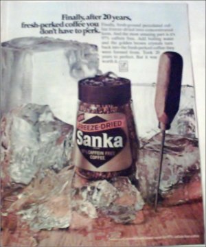 1969 Sanka Coffee ad