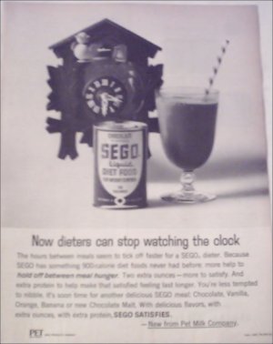 1962 Sego Diet Drink ad