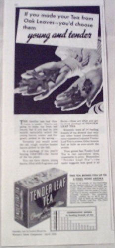 1936 Tender Leaf Tea ad