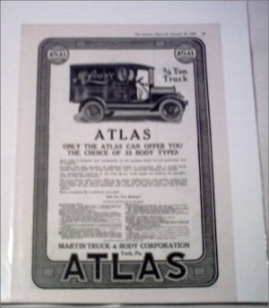 1918 Atlas Truck ad #2